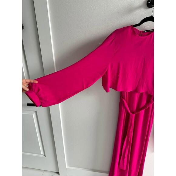 Krisa Dusk Asymmetrical 2-Piece Cape Jumpsuit - Picture 7 of 10